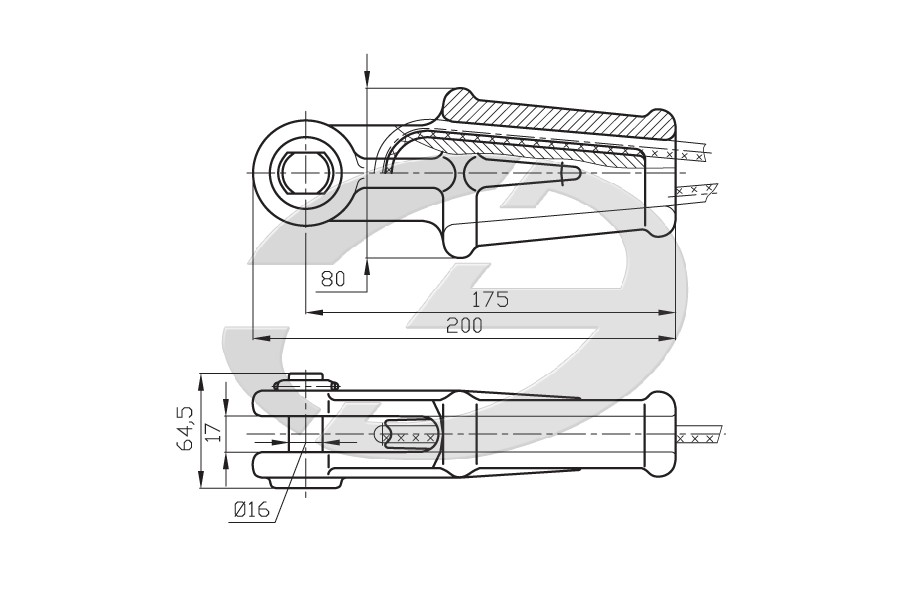 Анкерный зажим НКК-60/4-10