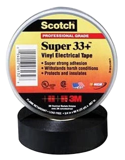 Изоляционная лента высшего класса ССД Scotch Super 33+, 19мм х 20м